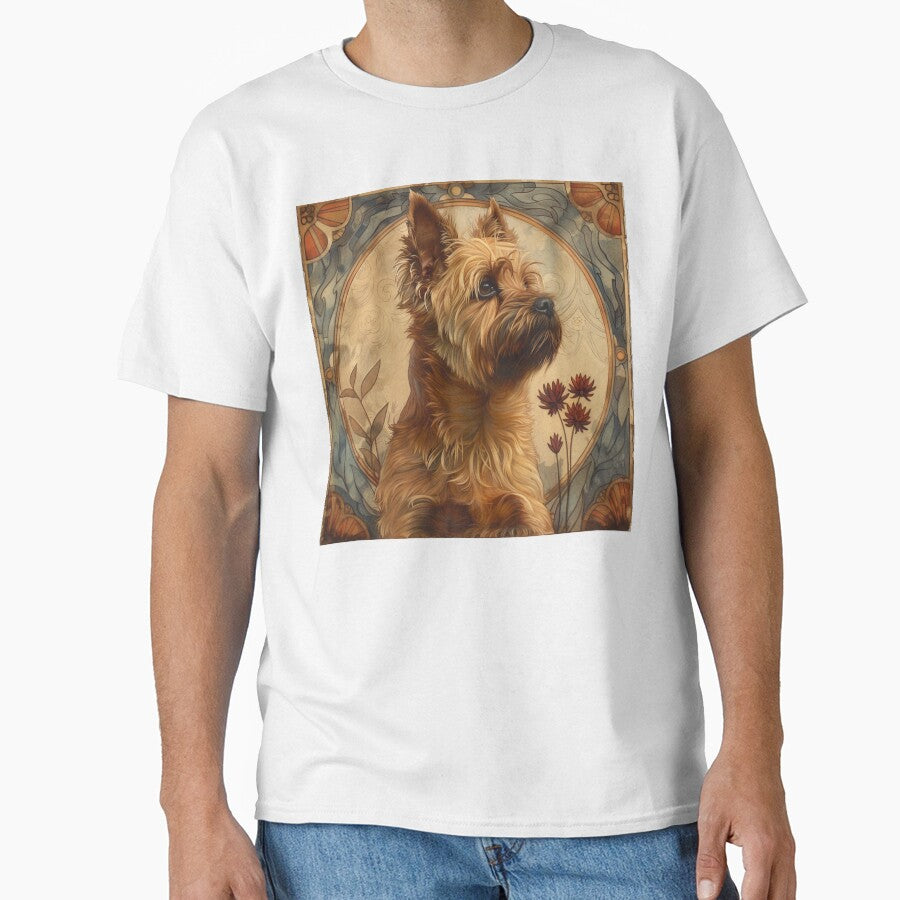 Art nouveau Cairn terrier by MendaciousMina