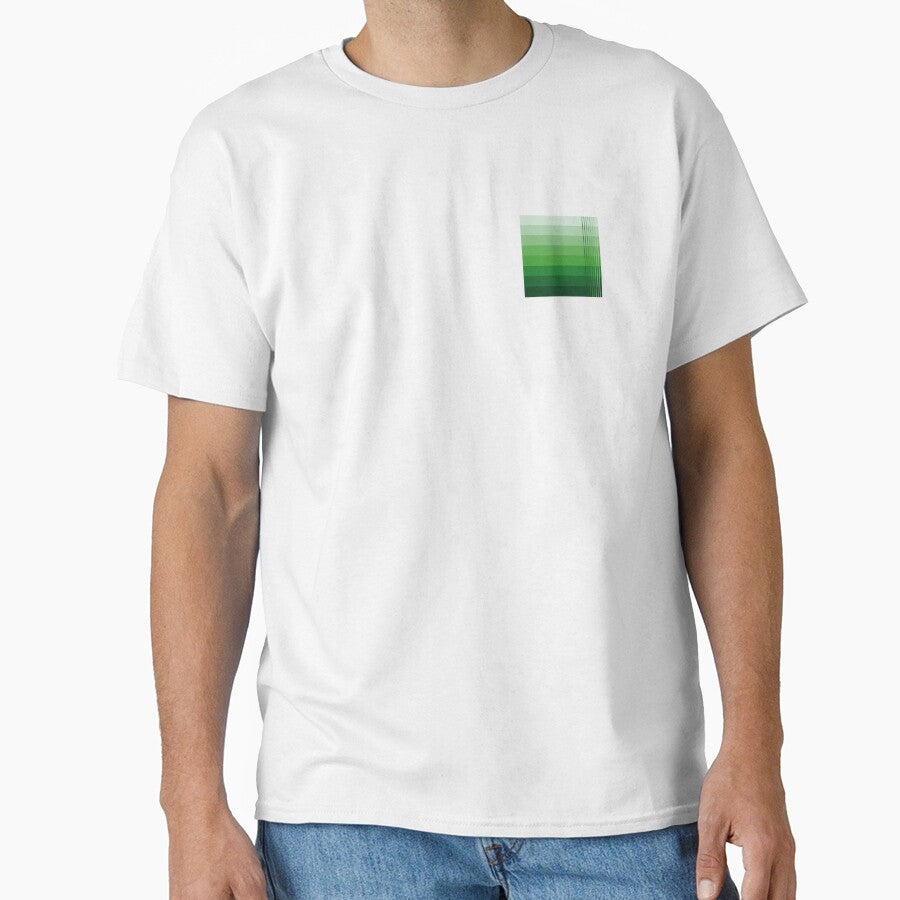 Simple design from shades from light to dark green grass by Cherevan