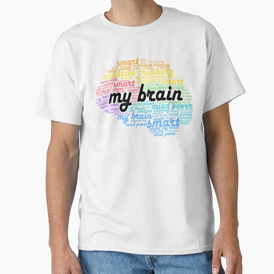 Creative Thinking Brain – Mind Power Typography Design by MYTHIC element