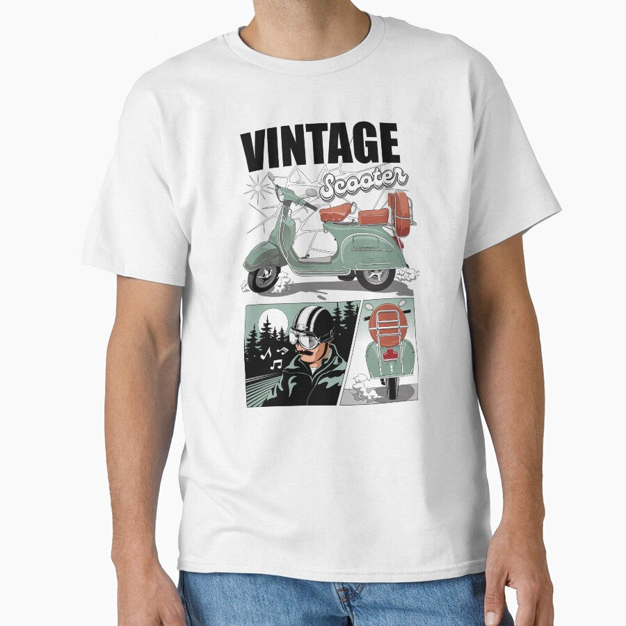 Roam to unknown with scooter japanese manga style color by SetthaSK