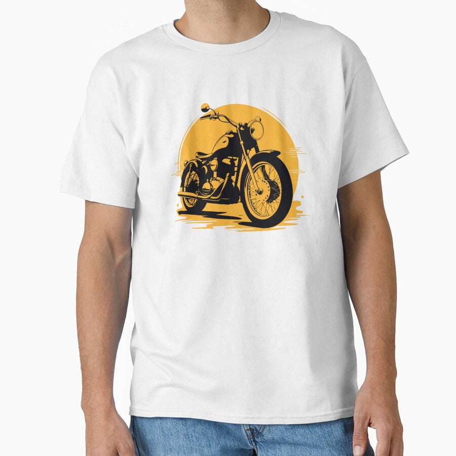 Vintage Classic Motorcycle Simple by DividedFortune