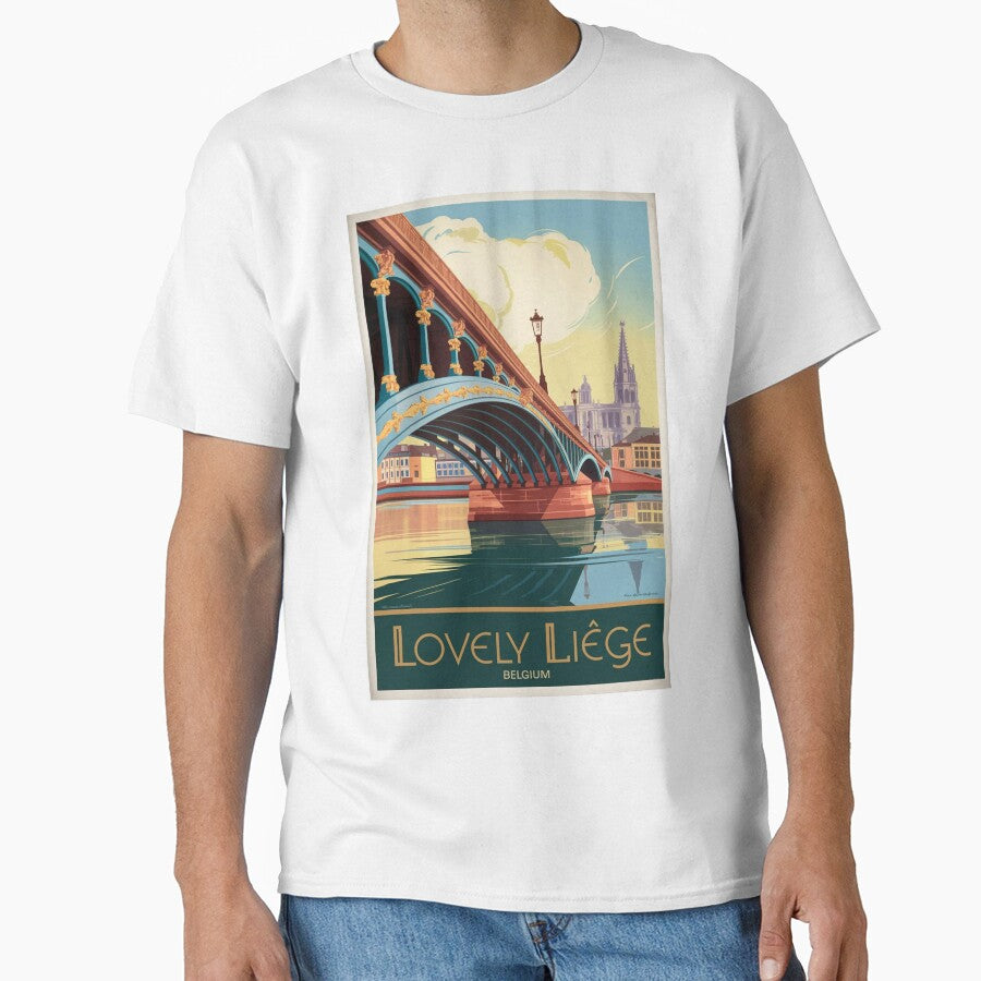 Liege Vintage Travel Poster by TravelerRat