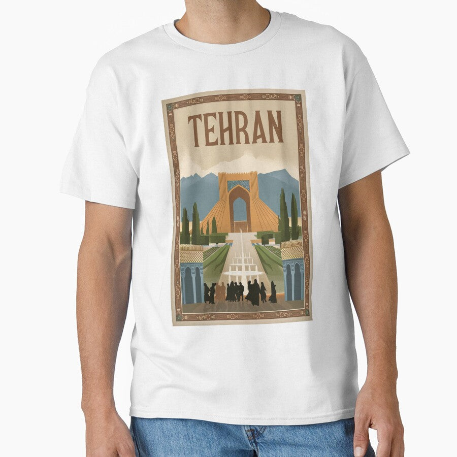 Tehran Vintage Travel Poster by TravelerRat