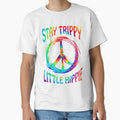 Vintage Retro Stay Trippy LIttle Hippie Peace Love by AntonetteSimo