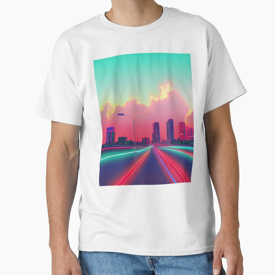 Long Beach Neon Vaporwave by ComicsFactory