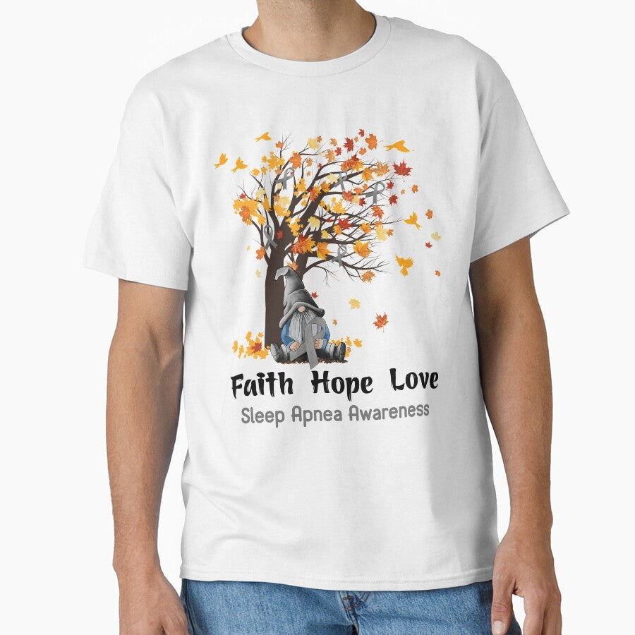 Sleep Apnea Awareness Faith Hope Love by GennieShop
