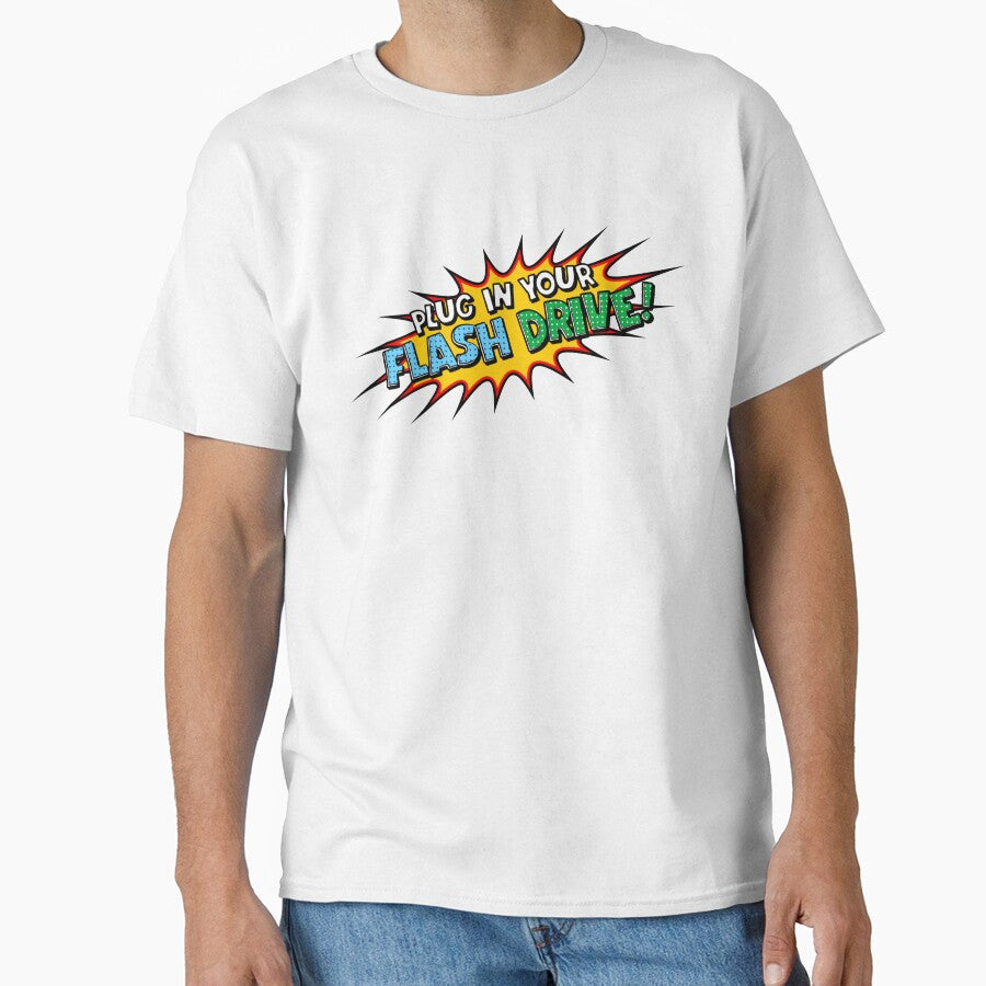 Plug In Your Flash Drive (Title) by pallytmerch