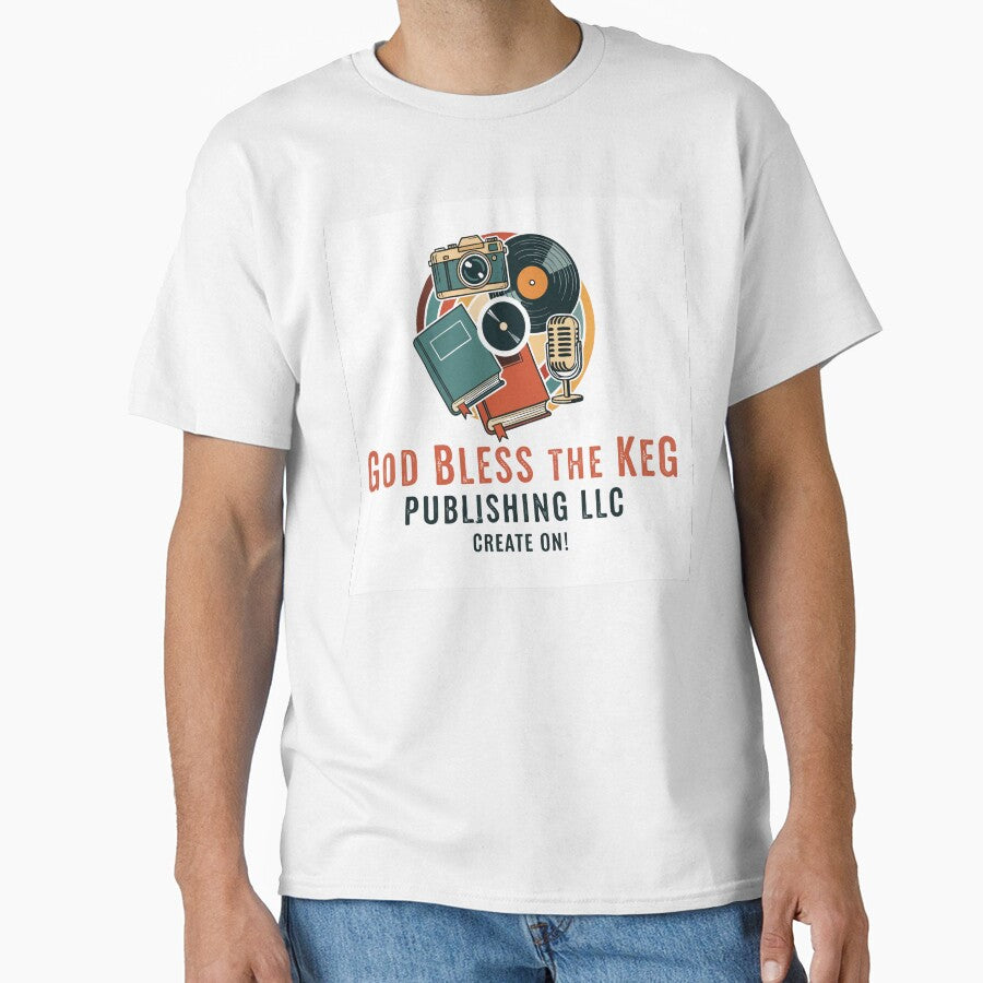 The Modern Logo for God Bless the Keg Publishing LLC by Elysianart100