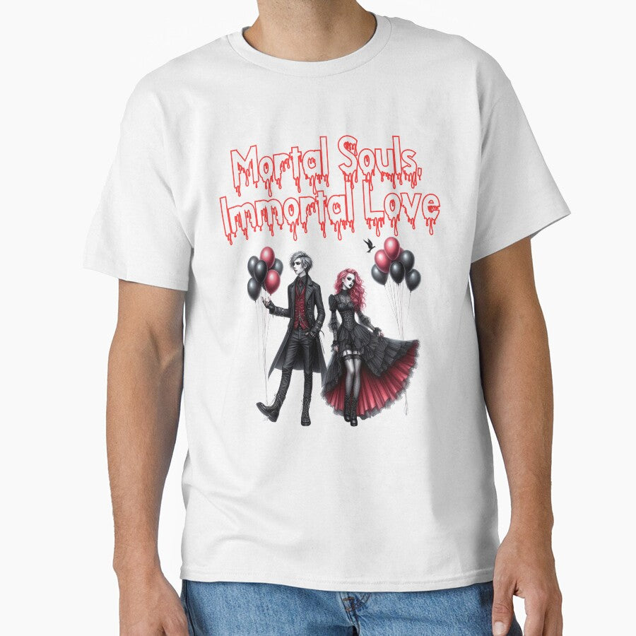 Mortal Souls Immortal Love Goth Valentine's Day by LLdreams
