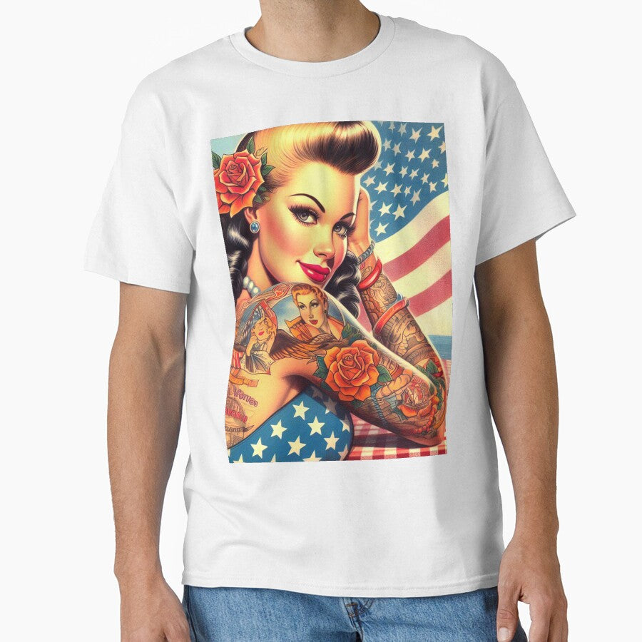 Vintage Tattooed American Pin-up by PulpVintage