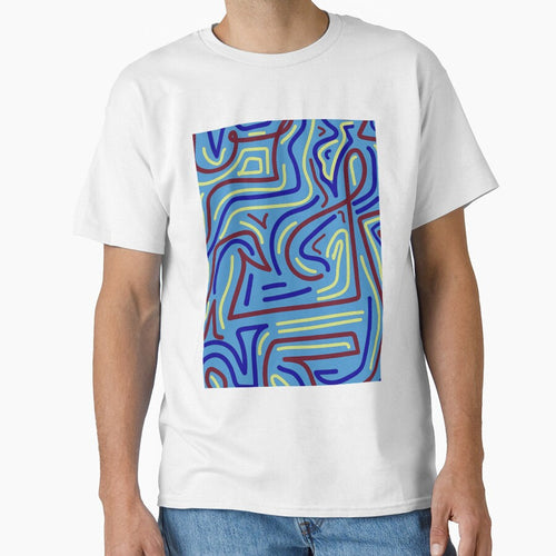 90S Movie Theater Inspired Funky Swirling Pattern- Modern Life by sammiehyatt