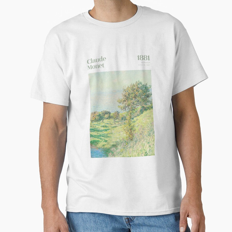 Coup de vent by Claude Monet, Sage Green by evermore-design