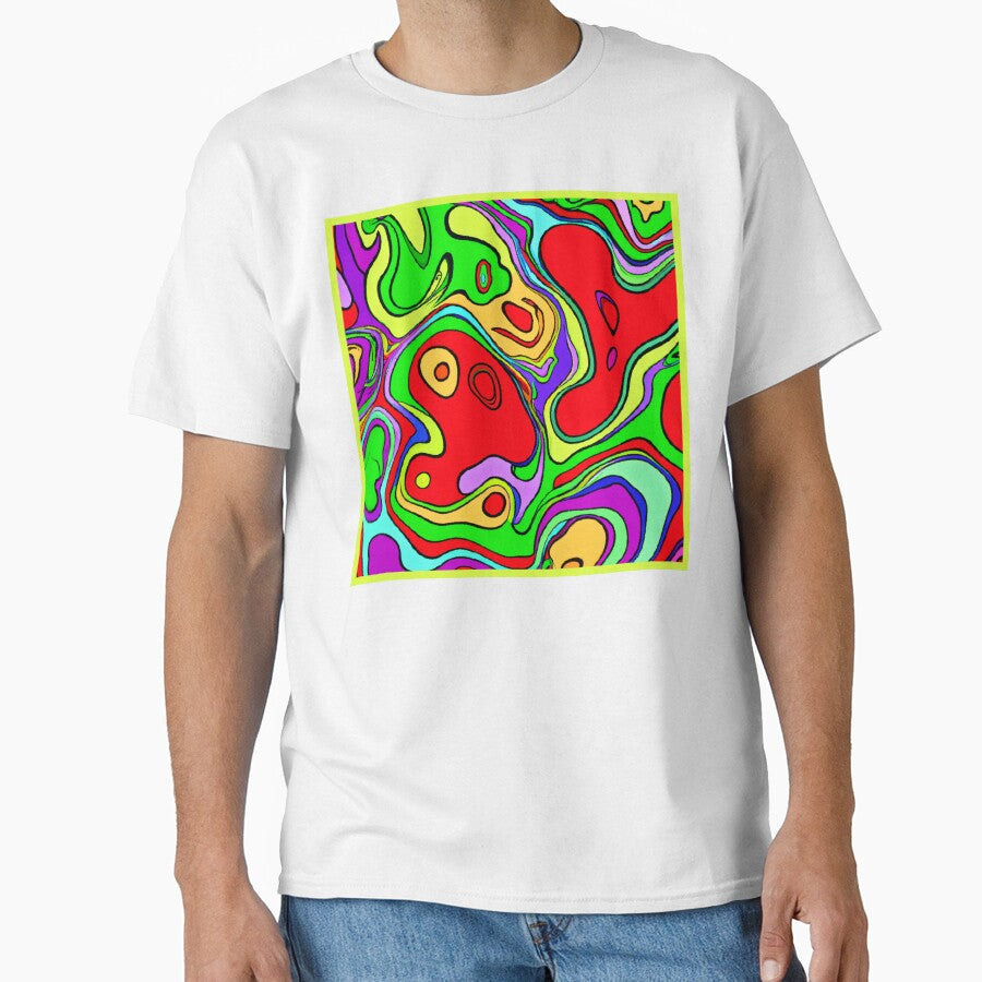 Vibrant And Colorful Abstract Pattern Art by Health And Fitness Posts e-Store