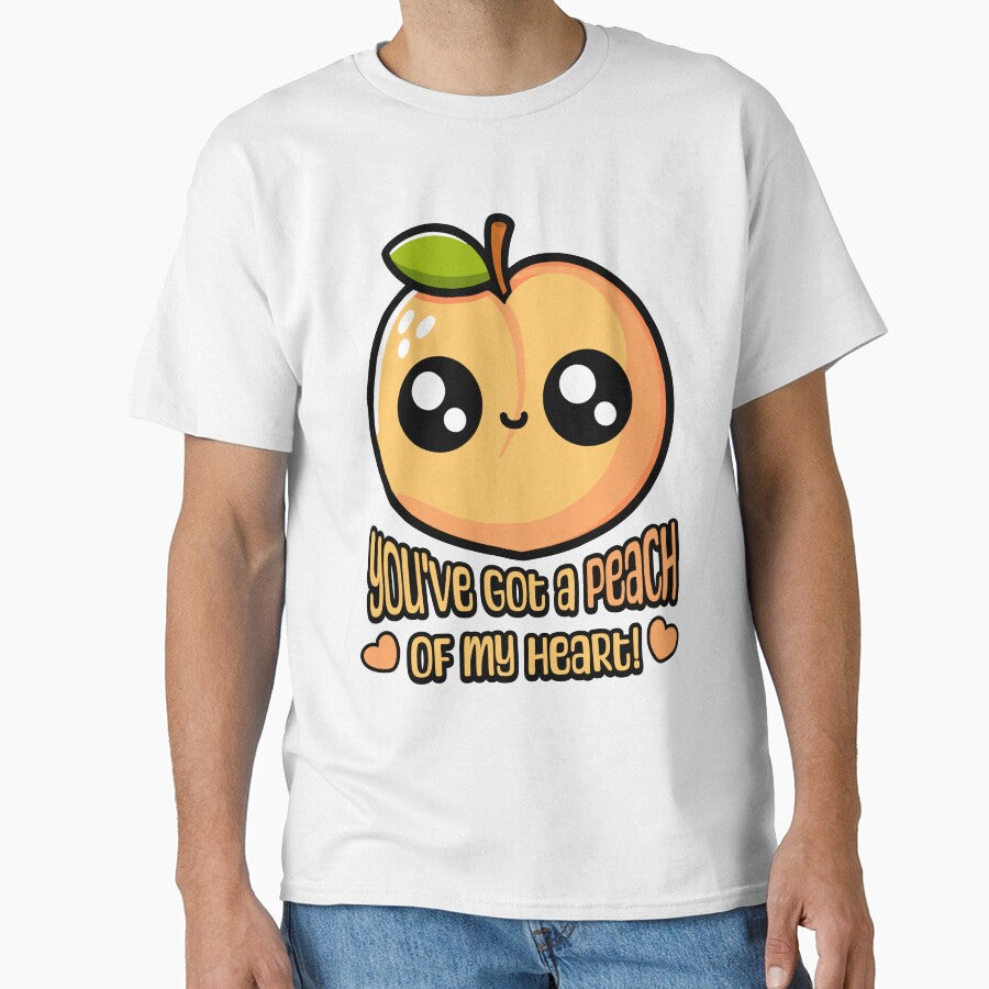 You've Got A Peach Of My Heart! Cute Peach Pun by PMCreative