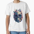 Skull With Flowers by aqua1001