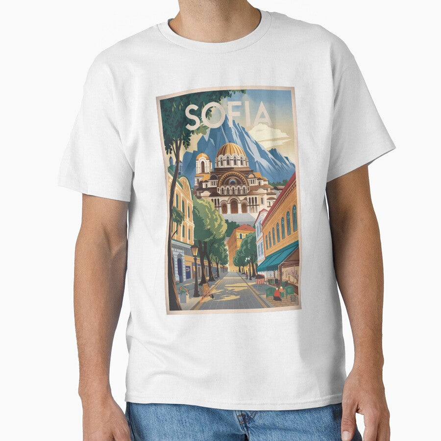 Sofia Vintage Travel Poster by TravelerRat