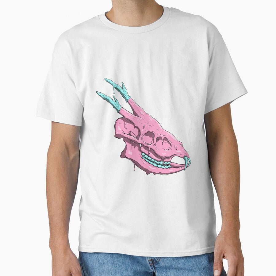 Pink Cotton Candy Deer Skull by ECabascango