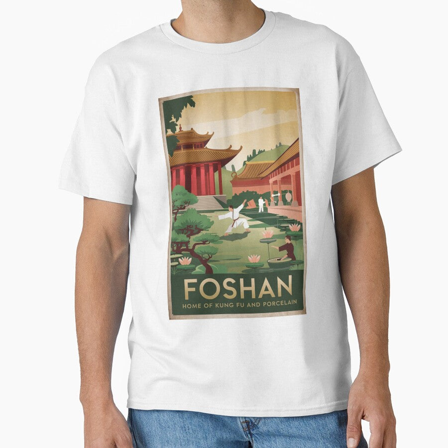 Foshan Vintage Travel Poster by TravelerRat