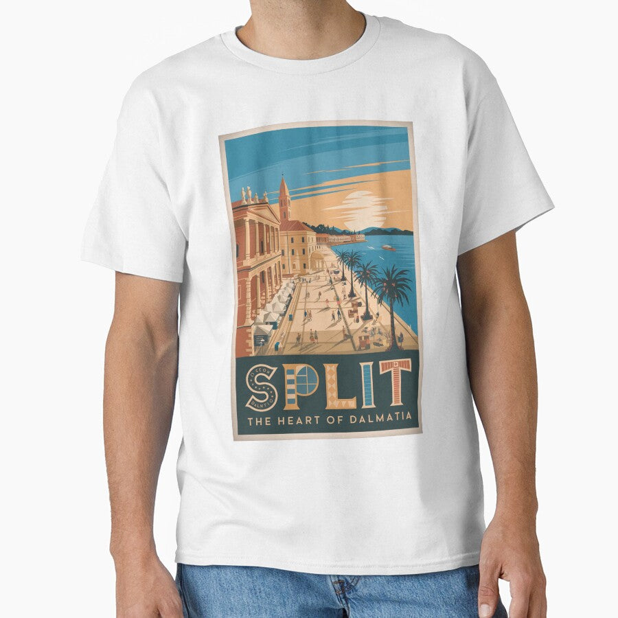 Split Vintage Travel Poster by TravelerRat