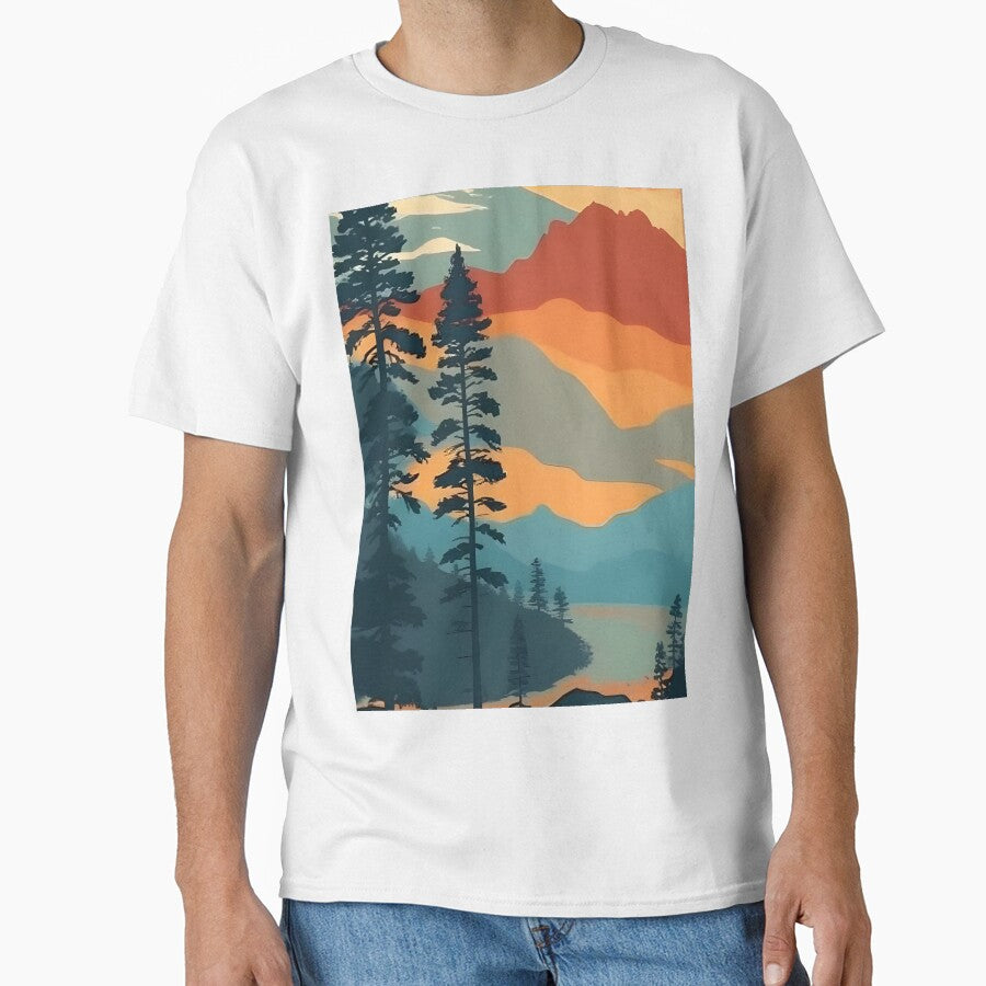 Find the Perfect Minimalist Matte Painting of Bavarian Alps Print for Your Home Decor Needs by supeart