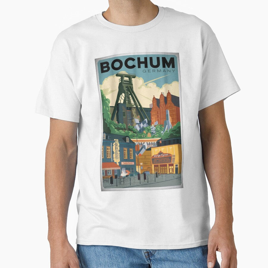 Bochum Vintage Travel Poster by TravelerRat