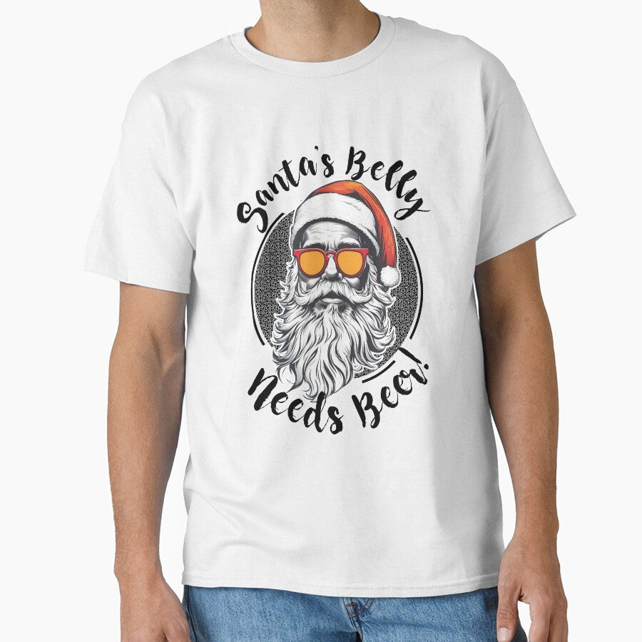 Santa Xmas beer Pop Art by ZenStickConcept