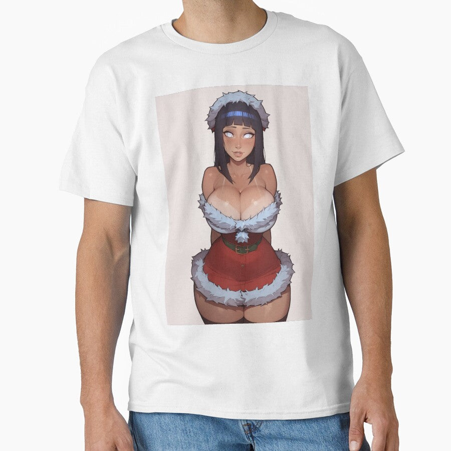 Anime Gamer Girl in Christmas Santa Outfit by WaifuBrowser