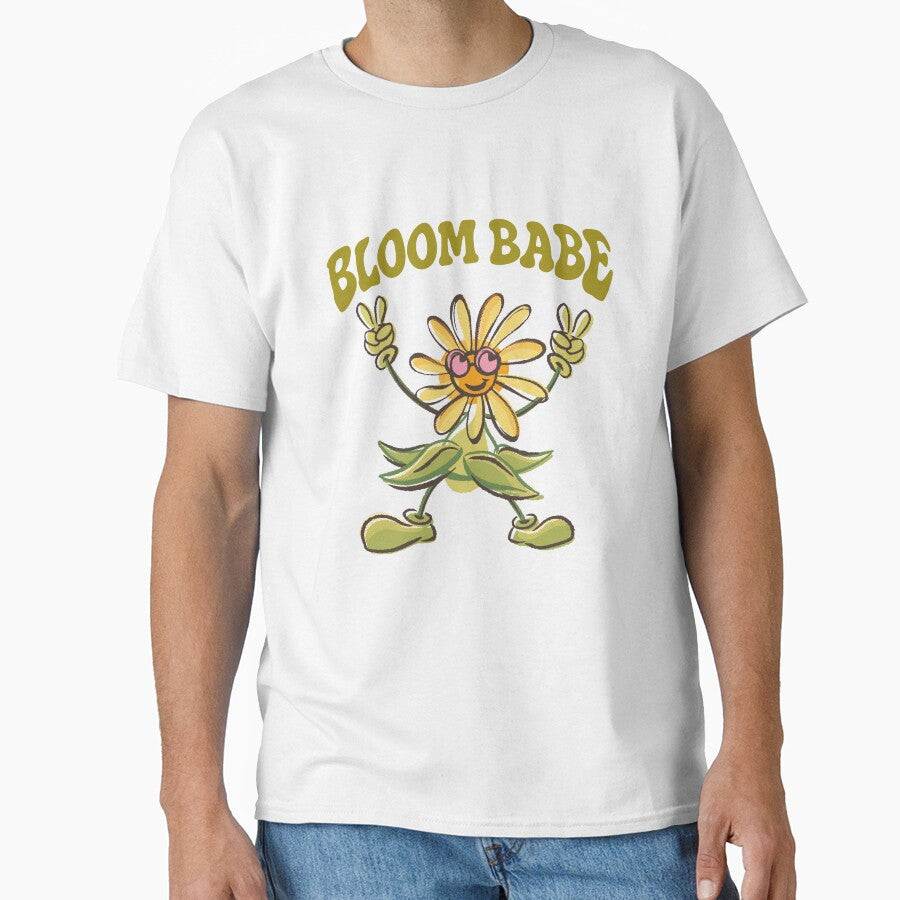 Bloom Babe - quirky flower graphic by AlliEmm