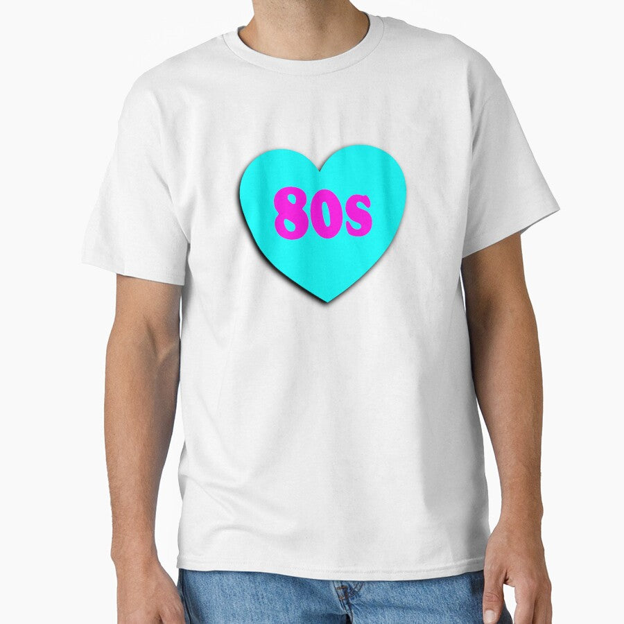 I love the 80s - Love the 1980s iridescent heart by Inspirationmotivation