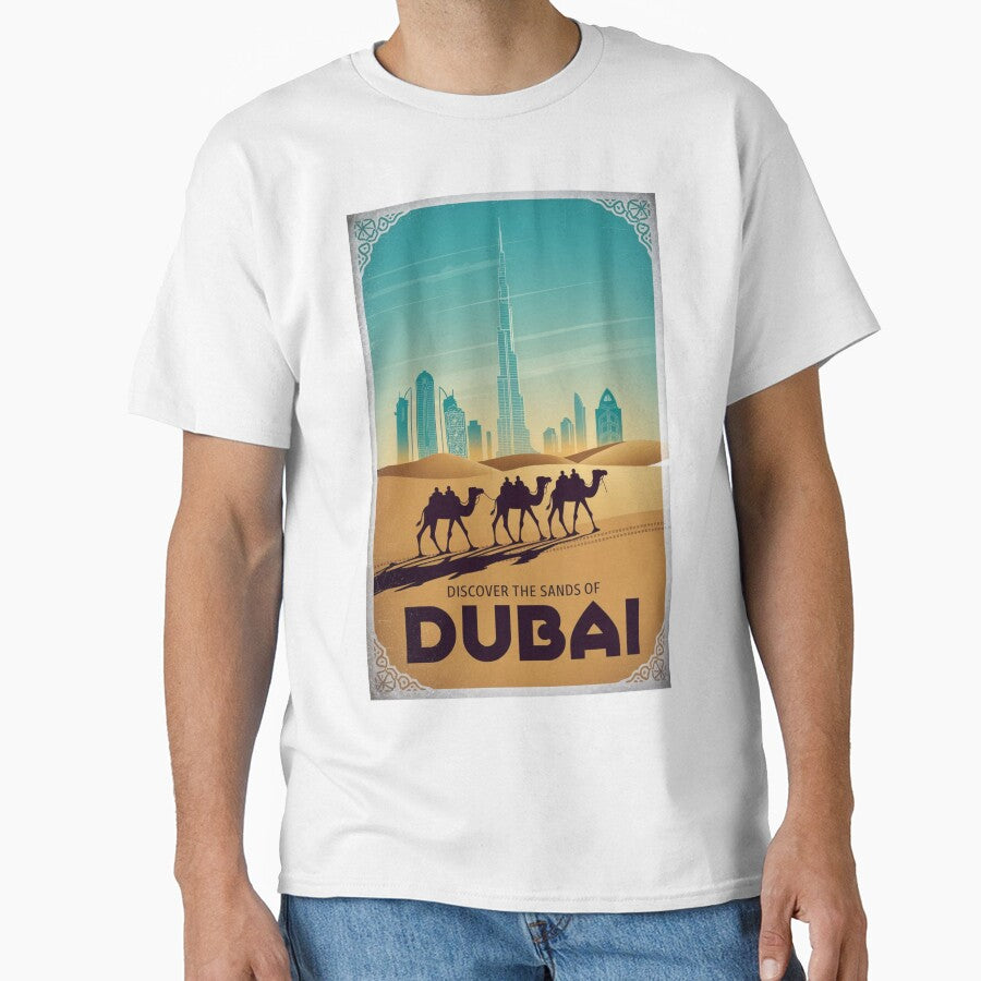 Dubai Vintage Travel Poster by TravelerRat
