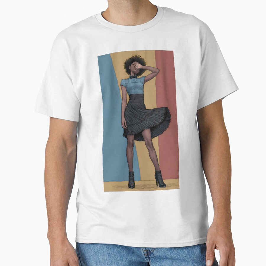 Modern Fashion Muse - Stylish Editorial Illustration by Rangmanch