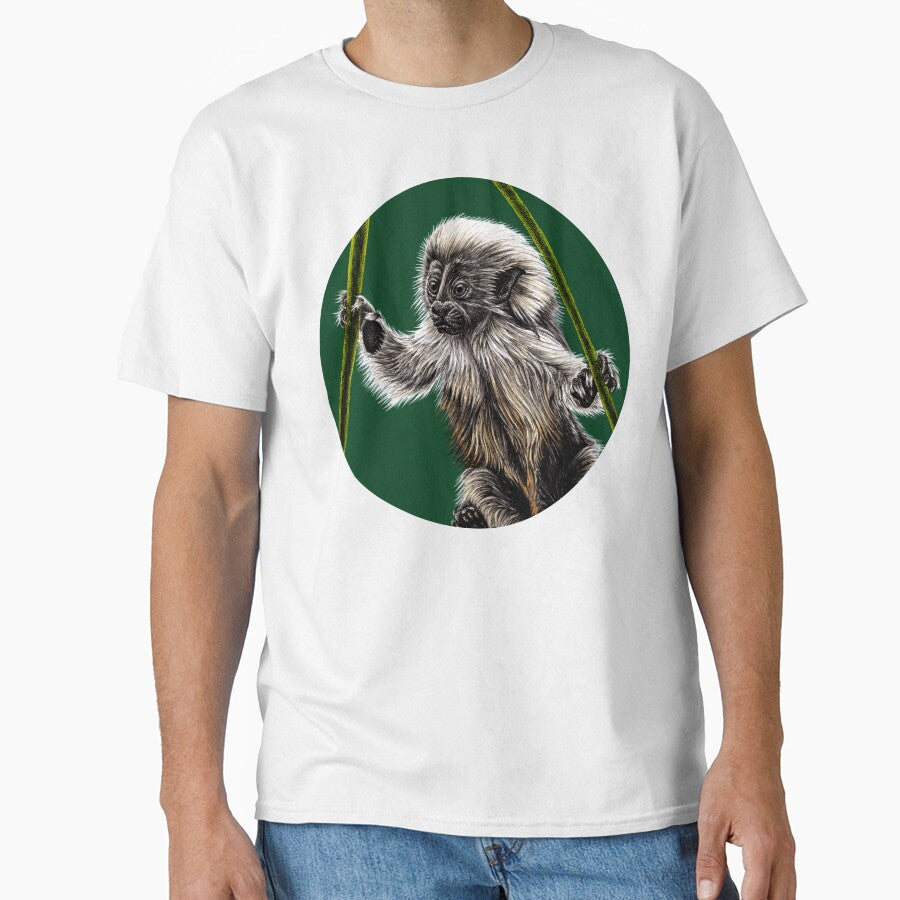 Baby cotton-top tamarin by LorenDowding