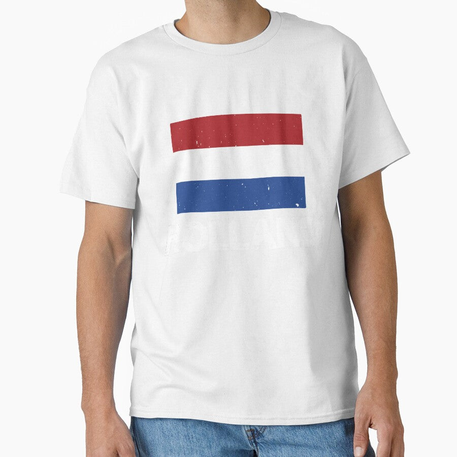 Holland Flag T-Shirt for Men and Women by AllStarMerch