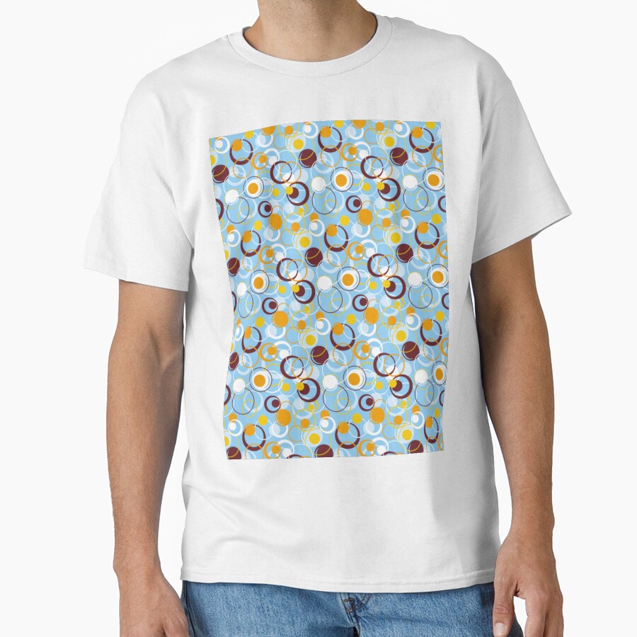 Stylish And Elegant Pattern, With Golden, Brown And White Circles by The-Fantasy