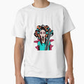 "Colorful Groove: A Guitar-Strumming Woman" by FunnyShopGirl
