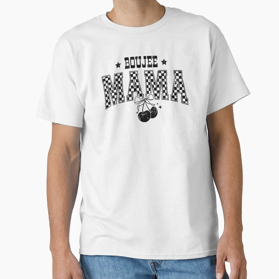 Boujee Mama Retro Checkerboard by krystalRomanart