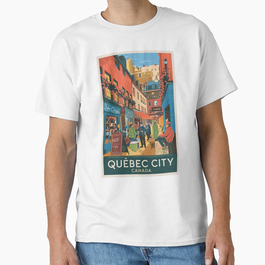 Quebec Vintage Travel Poster by TravelerRat