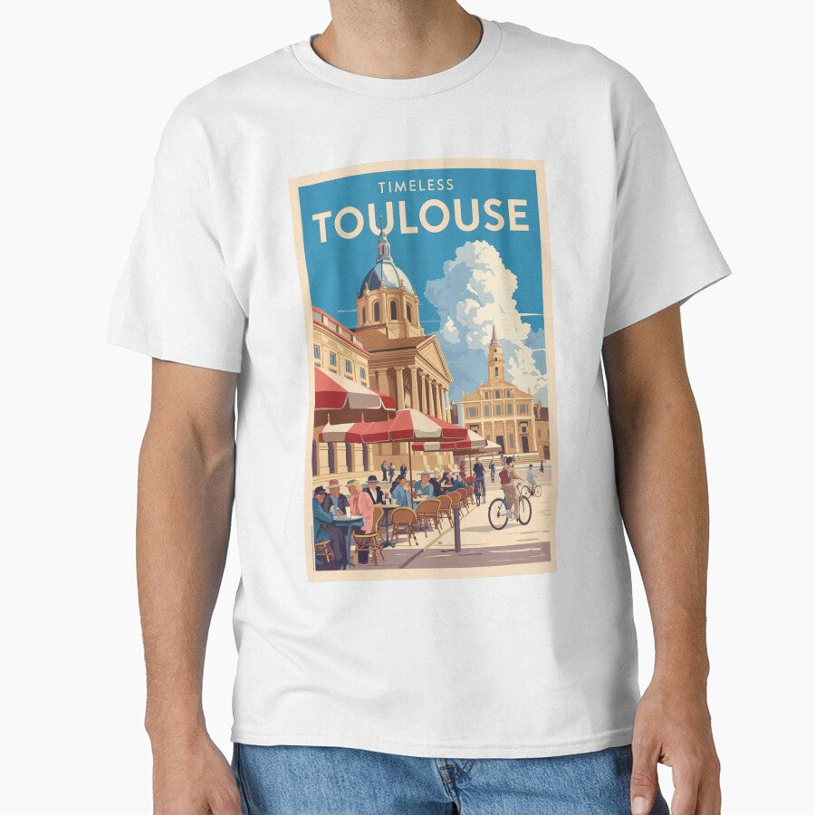 Toulouse Vintage Travel Poster by TravelerRat