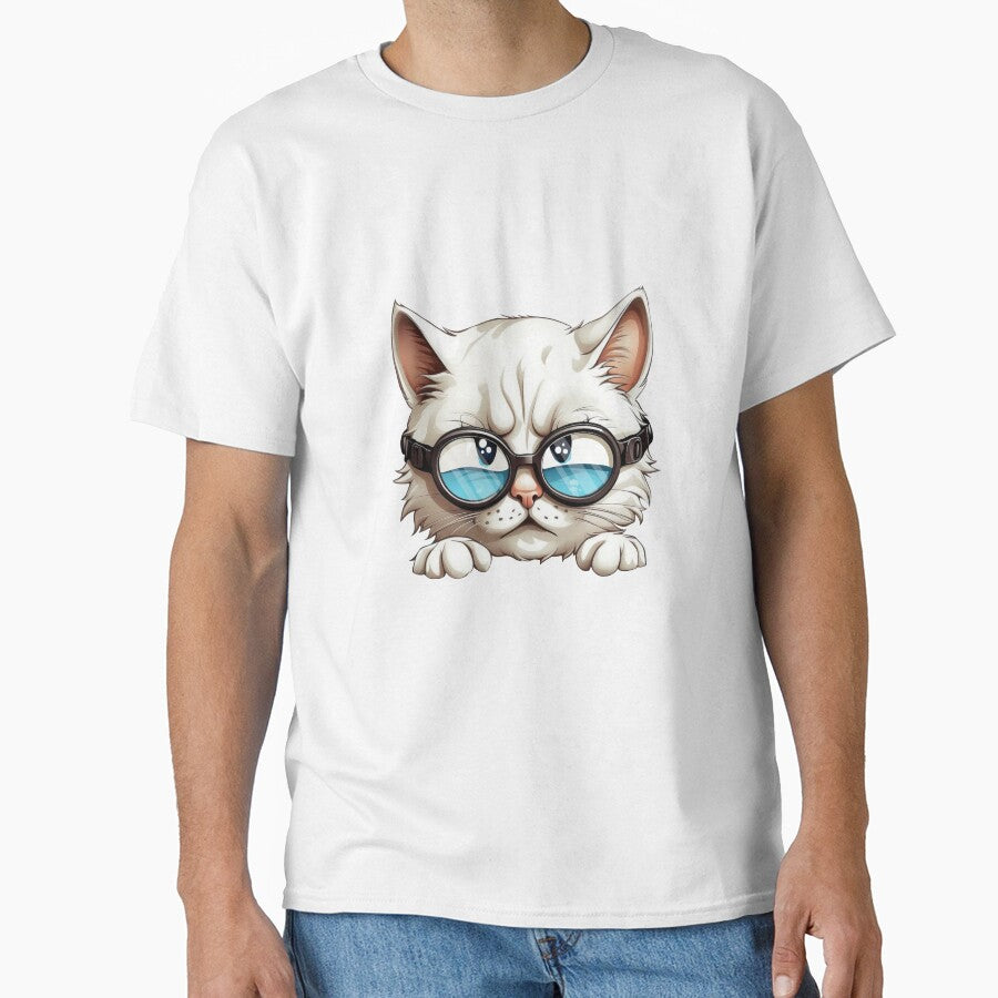 Cat Wearing Oversized Goggles by TurtleDojo