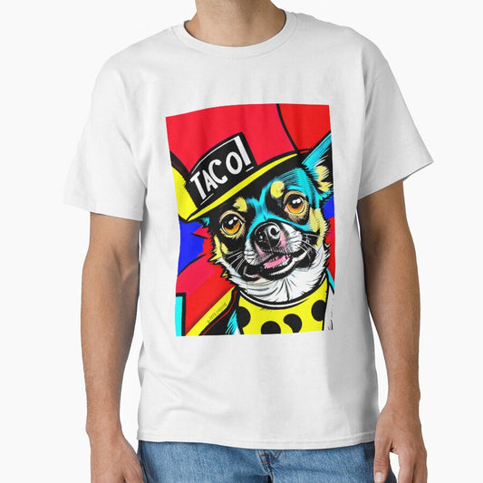Taco the Cute Colorful Yo Quiero Taco Bell Chihuahua Taco Bell Dog by Earth Nature Creations