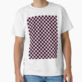Small Checkered - Black and Cotton Candy Pink by JustPatterns2