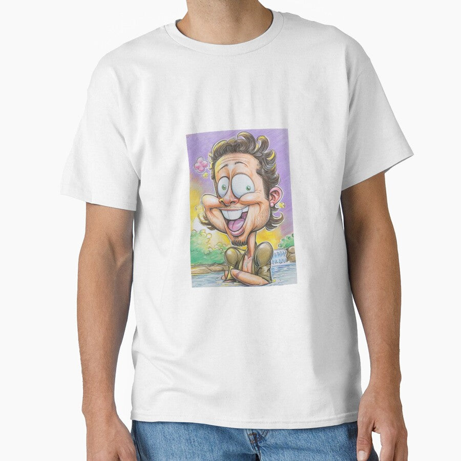 Hippie Guy by Claire Caricatures