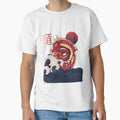 Japanese Anime Wave, Dragon and sun design by Cheeky Companions