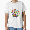 Butterfly tree Slim Fit T-Shirt by Carla Nay