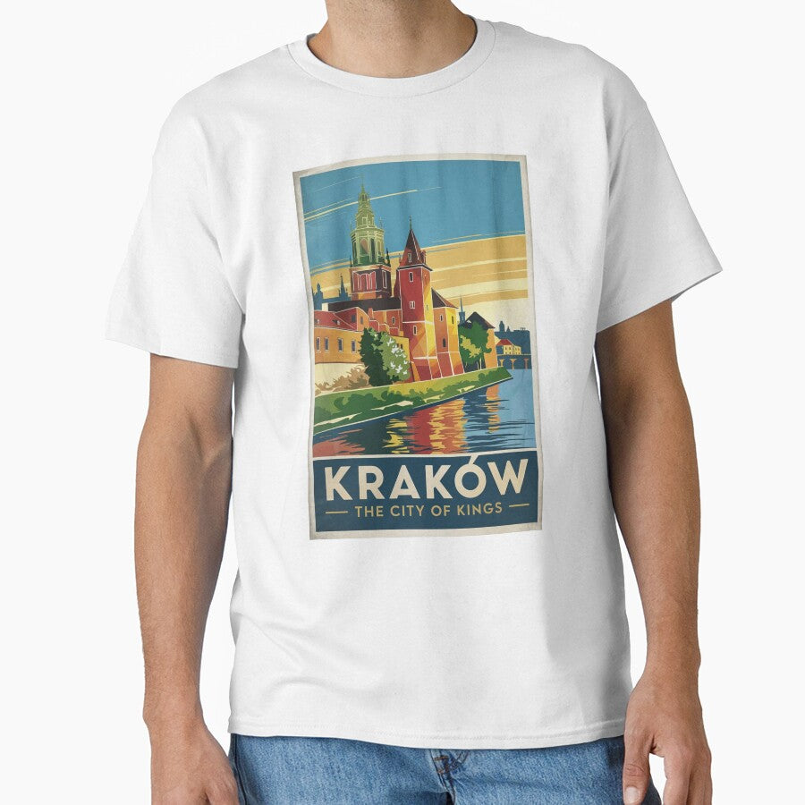 Krakow Vintage Travel Poster by TravelerRat