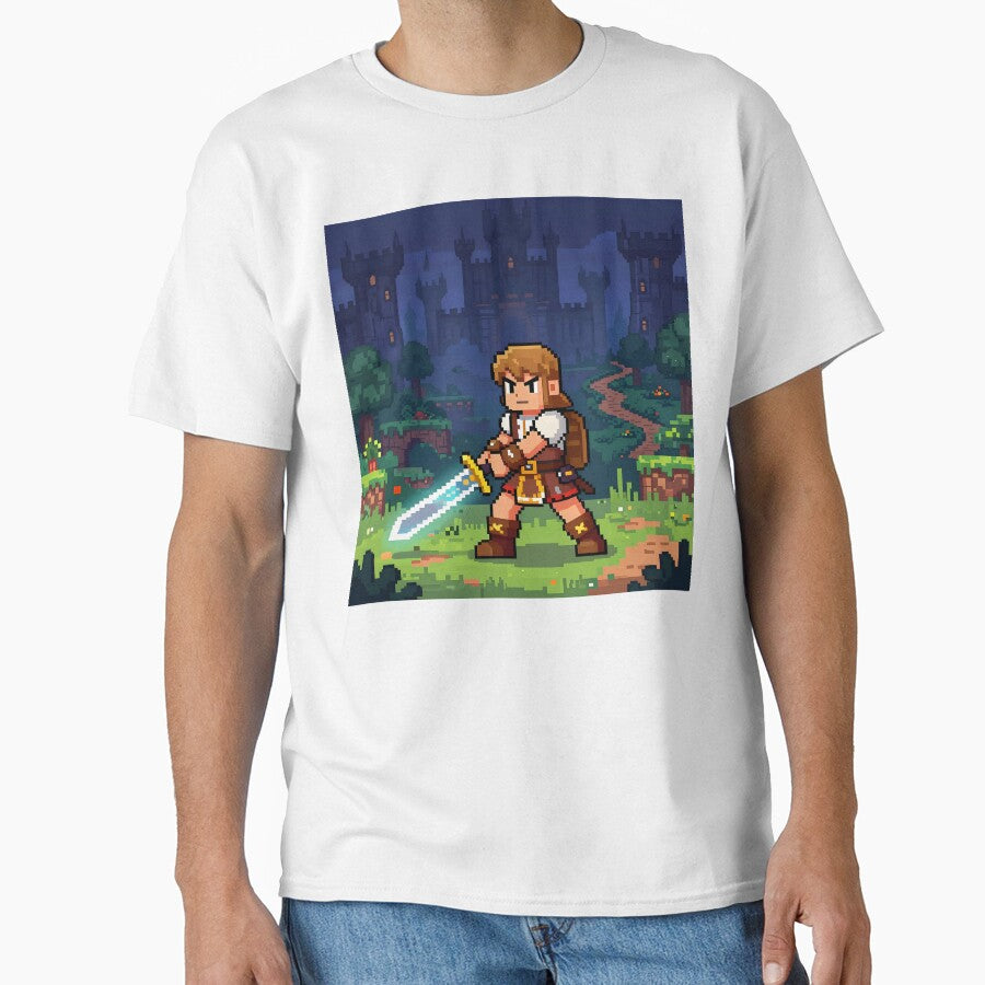 Pixel Art Fantasy Adventurer Prince | Retro RPG Hero Quest Illustration by ReverieTown
