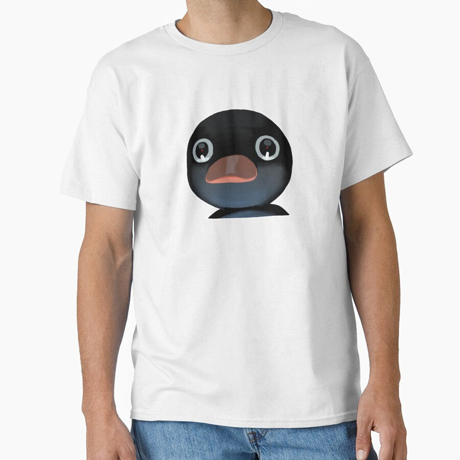 Terrified Pingu Meme (Light Pink BG) by FilipeFerreira