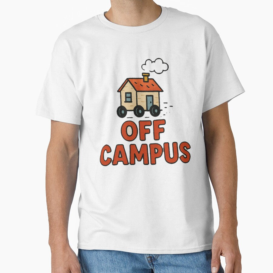 Off Campus Oversized T-Shirt Q by NCNGDESIGN