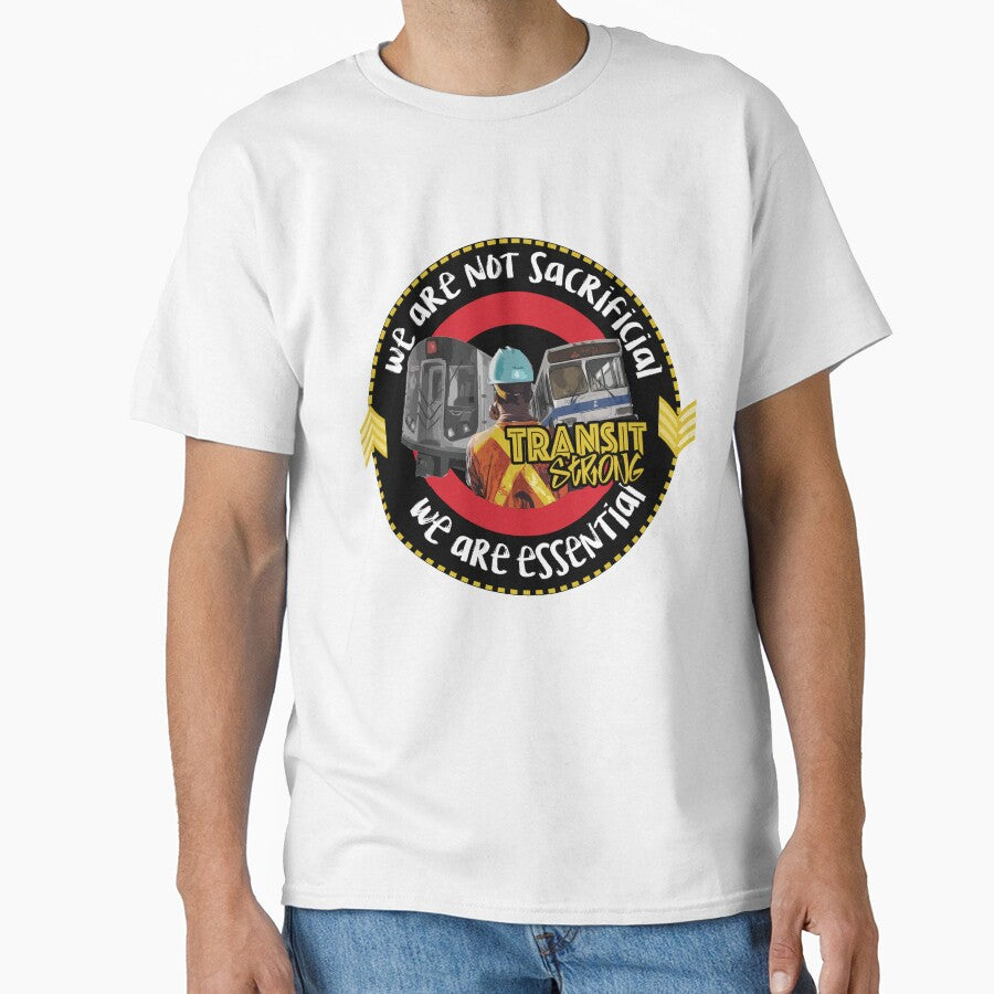 Essential Workers Not Sacificial Subway by ElizardoDesigns