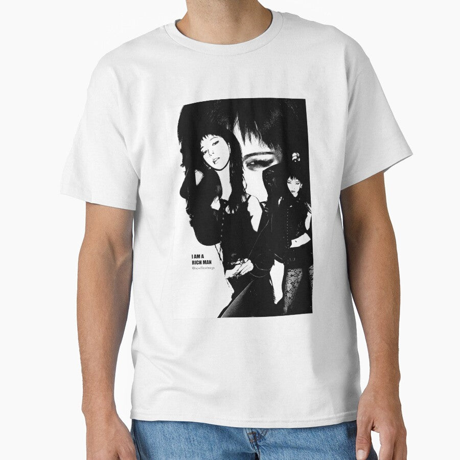 KARINA COLLAGE RICH MAN BLACK AND WHITE by newfilesdesign